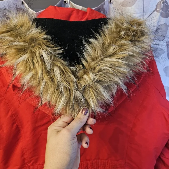 Canada Weather Women Size L Gear Triple Goose Full Zip Winter Jacket Parka Coat - Picture 4 of 11